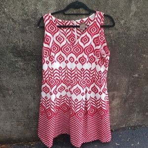 Taylor Dresses - Taylor flaired red and white dress Taylor Dresses - Taylor flaired red and white dress